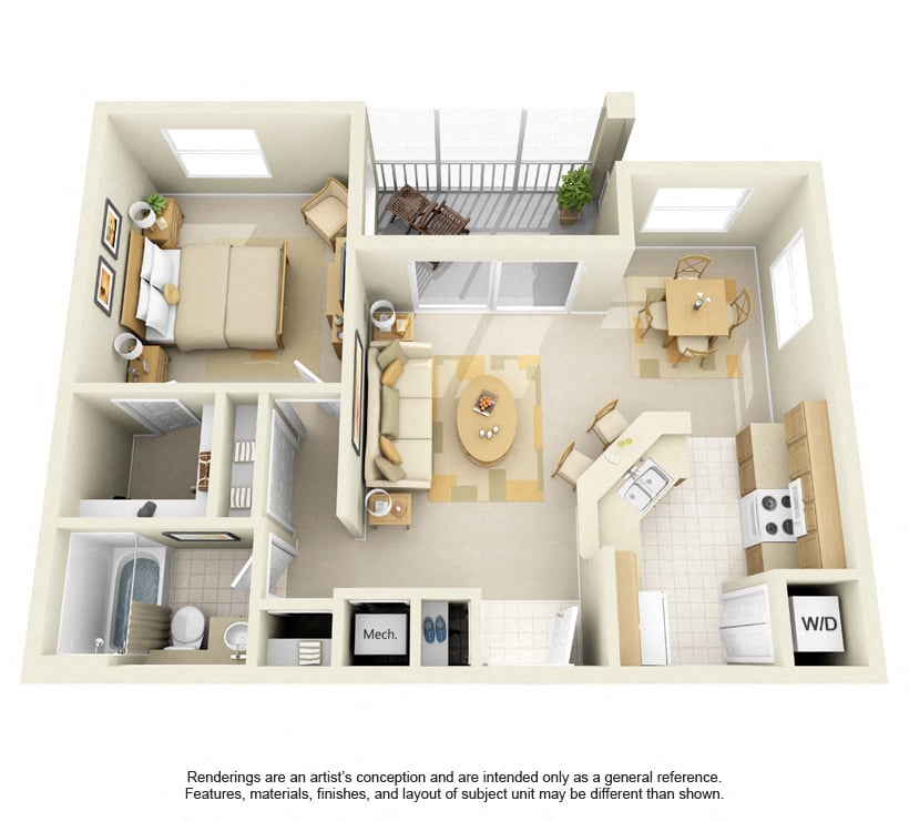 A1 - Hollywood Beach floor plan